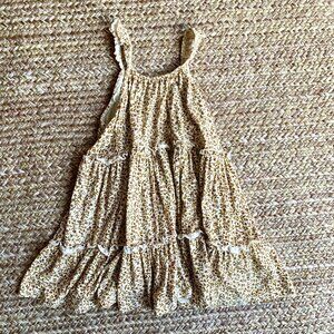 Rylee + Cru Yellow Floral Dress 2-3Y